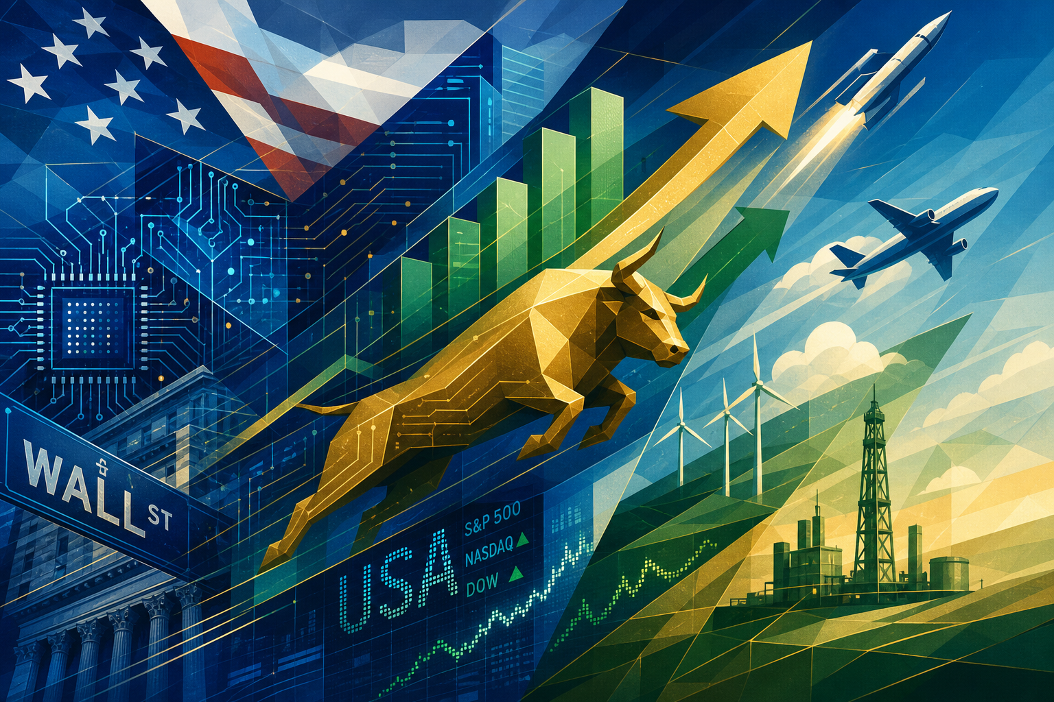 Amazon, Microsoft и Nvidia растут на фоне спроса на ИИ; Exxon, Boeing — в фокусе
