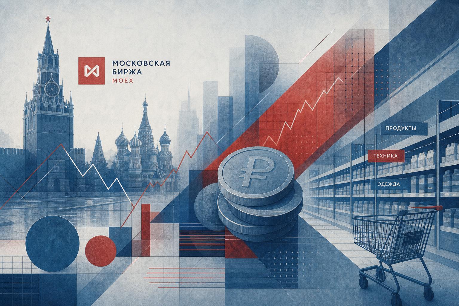 Полюс, ФосАгро и ритейл: цифровой рубль и заметные движения на Мосбирже