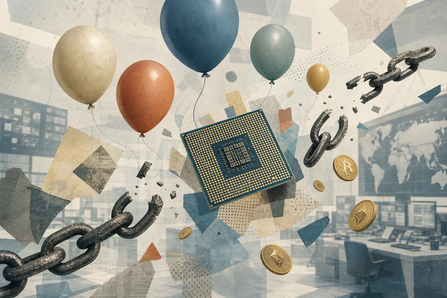 UP падает, Helium взлетает, PONS шорт‑карнавал — и AMD в AI‑куртке